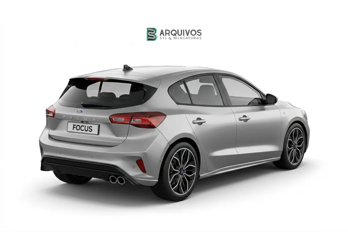 Modelo 3D STL - Ford Focus 2022 — foto 3